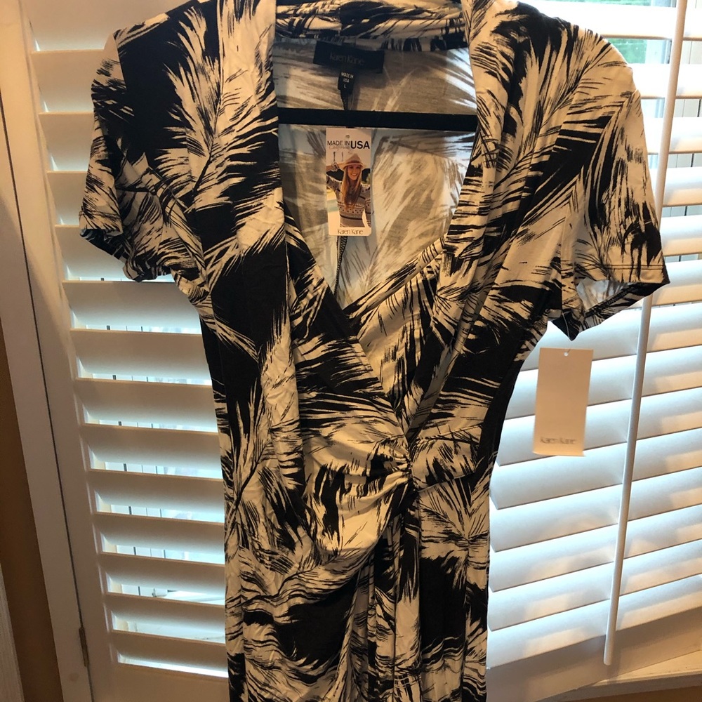 Karen Kane Sunset faux wrap dress